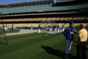 Dodgers Batting Practice