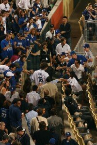 Dodger Fans Show Pau Gasol a Little LA Love