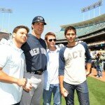 062610JW Jerry Ferrara Yankee Mark Teixeira Kevin Connolly Adrien Grenier