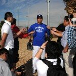 LOS ANGELES DODGERS PITCHERS AND CATCHERS REPORT TO CAMELBACK