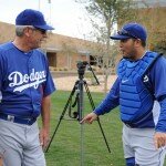 LOS ANGELES DODGERS WORKOUT AT CAMELBACK