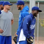 LOS ANGELES DODGERS WORKOUT AT CAMELBACK