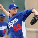 LOS ANGELES DODGERS WORKOUT AT CAMELBACK