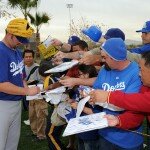 LOS ANGELES DODGERS WORKOUT AT CAMELBACK