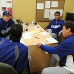 LOS ANGELES DODGERS WORKOUT AT CAMELBACK