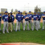 LOS ANGELES DODGERS WORKOUT AT CAMELBACK