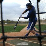 LOS ANGELES DODGERS WORKOUT AT CAMELBACK