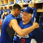 LOS ANGELES DODGERS WORKOUT AT CAMELBACK